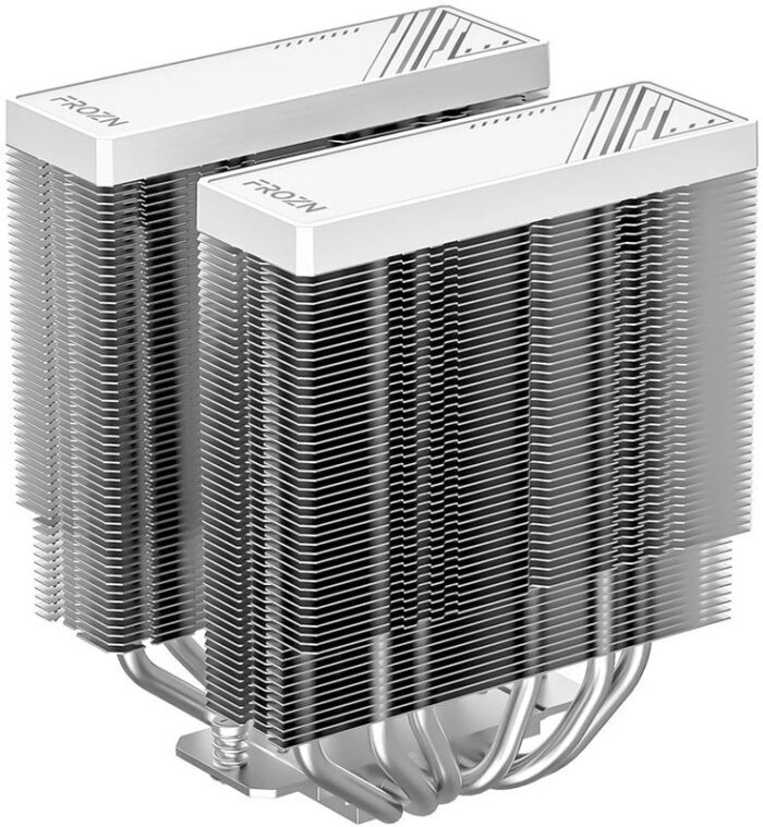 8048686632 Cooler ID-Cooling FROZN A620 PRO SE ARGB WHITE Soc-AM5/AM4/ 1200/1700/1851 серебристый/белый 4-pin 15-27.2dB Al+Cu 260W 1190gr Ret Hirschmann — изображение 3