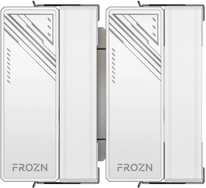 8048686632 Cooler ID-Cooling FROZN A620 PRO SE ARGB WHITE Soc-AM5/AM4/ 1200/1700/1851 серебристый/белый 4-pin 15-27.2dB Al+Cu 260W 1190gr Ret Hirschmann — изображение 8