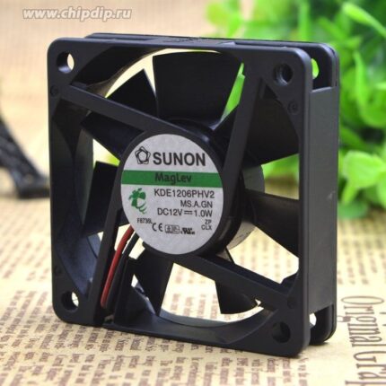 8017320765 Вентилятор Sunon KDE1206PHV2 12v 1.0W 2pin 60x60x15 () Hirschmann