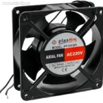 8043202654 Вентилятор Plastim PF12038R 120x38 220v 2pin 50/60 Hz 0.14/0.13A Ball Hirschmann