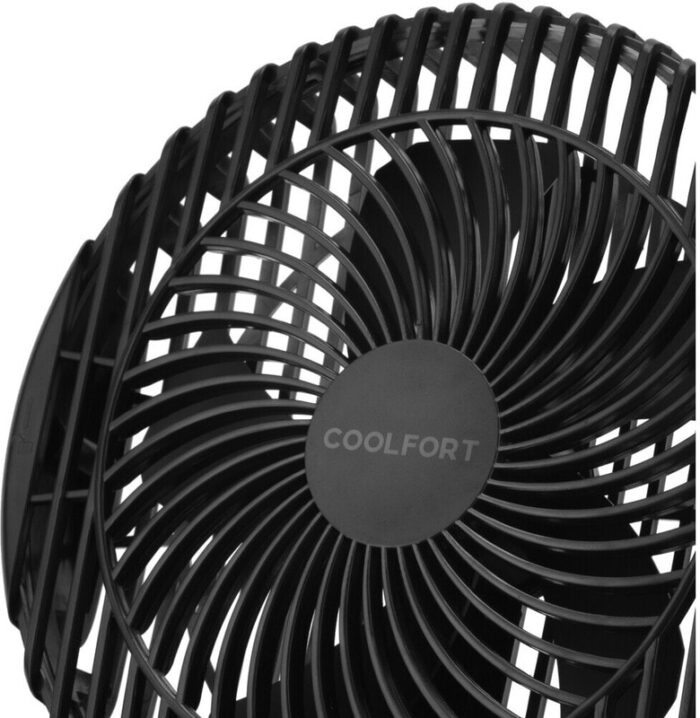 8037258392 Вентилятор настольный Coolfort CF-2000 скоростей:3 черный Hirschmann — изображение 8