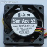 8040442986 Вентилятор Sanyo Denki San Ace 52 109P0524H7D01 24V DC 0.05A 52X15 3pin () Hirschmann