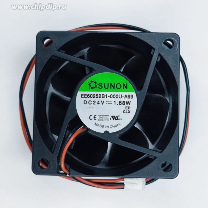 8035597698 Вентилятор Sunon EE60252B1-000U-A99 60x25 24V 2pin 1.68W () Hirschmann — изображение 4