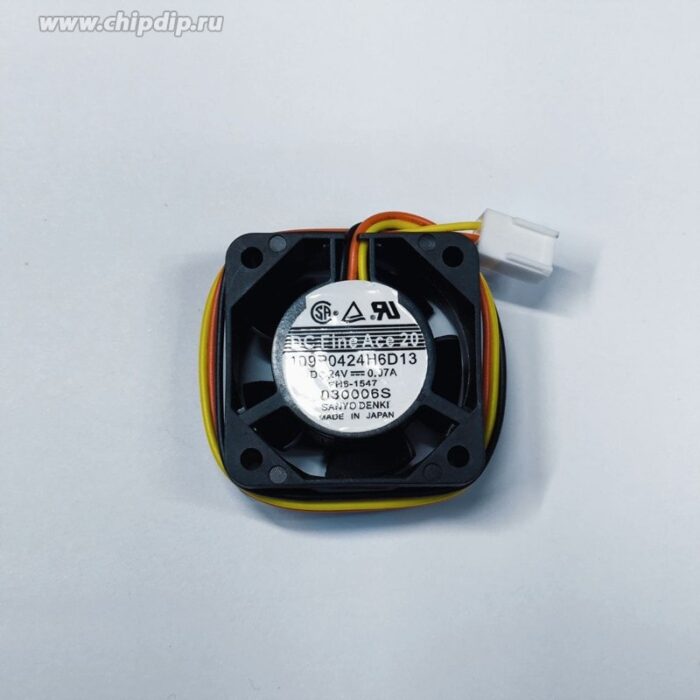 8017843724 Вентилятор Sanyo Denki San Ace 109P0424H6D13 DC 24V 0.07A 40x20 3pin () Hirschmann — изображение 2