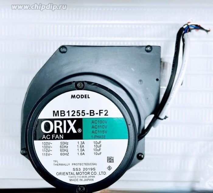 8041356336 ORIX AC FAN MB1255-B-F2 AC 100/110/115V 50/60Hz 1.3/1.6/1.6A Hirschmann — изображение 2