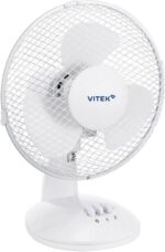 8046369083 Вентилятор настольный Vitek VTF-0910, белый Hirschmann — изображение 2
