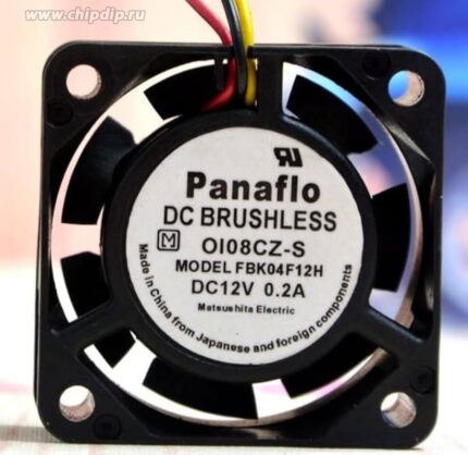8010234246 Вентилятор Panaflo FBK04F12H 12V 0.2А 40x20 3pin Hirschmann