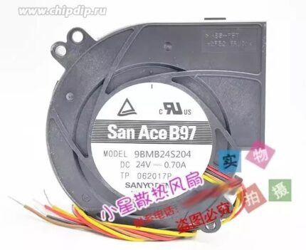 8045336543 Вентилятор Sanyo Denki San Ace 9BMB24S204 24V 0.7A 97x33 улитка () Hirschmann