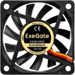 8038575155 EX297026RUS, Вентилятор 12В DC ExeGate ExtraSilent ES06010B3P (60x60x10 мм, 2-Ball (двойной шарикоподшипник), 3pin, 2000RPM, 16dBA) Hirschmann — изображение 6