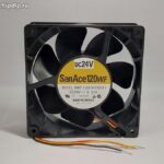 8017209837 Вентилятор Sanyo Denki San Ace 9WF1224H1D01 DC 24V 0.32A 3pin 120x38 Hirschmann