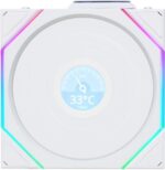 8057108514 Вентилятор для корпуса Lian Li G99.12RTLLCD1W1W.R0 120mm, 350-1900rpm, 54.3CFM, 31dBa Hirschmann — изображение 2
