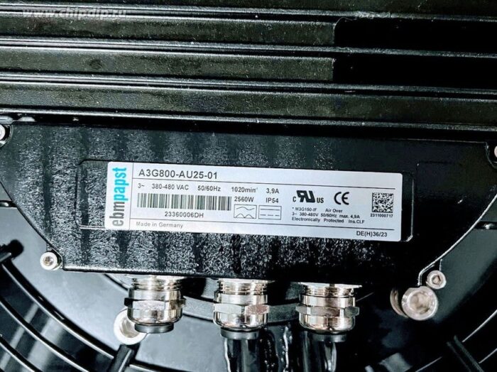 8020834306 Вентилятор осевой Ebmpapst A3G800-AU25-01 400v 3.9A 2560W Hirschmann — изображение 2
