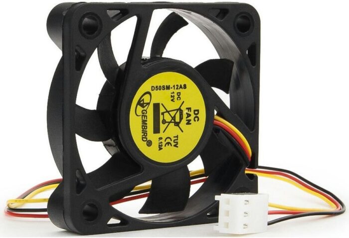 8048462161 Вентилятор Gembird D50SM-12AS, 50x50x10, подшипник скольжения, 3pin, провод 25см Hirschmann — изображение 5