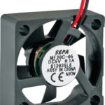 8027194751 DC axial fan, 5 V, 20 x 20 x 8 mm, 2.2 m³/h, 20 dB, slide bearing, SEPA MF20C05 Hirschmann
