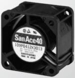 8021935961 Вентилятор Sanyo Denki 109P0412K3013 12V 0,55A 40x40x28mm Hirschmann — изображение 3