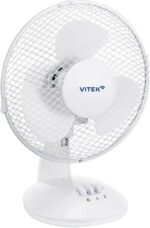 8046369083 Вентилятор настольный Vitek VTF-0910, белый Hirschmann