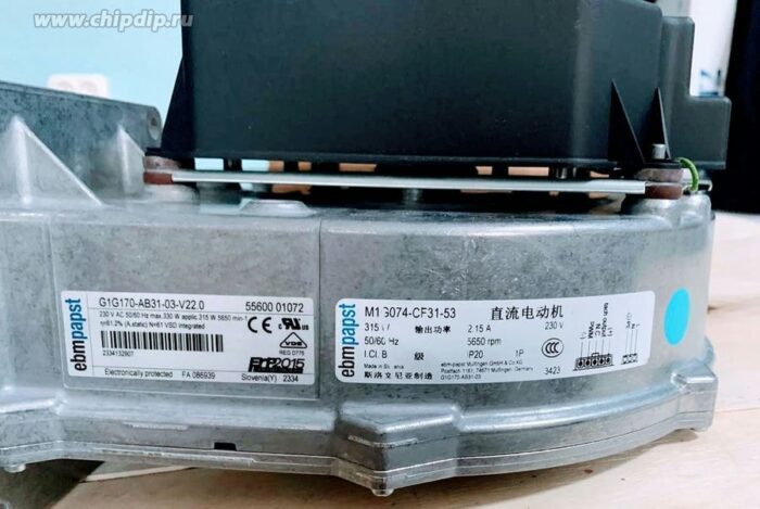 8038725429 Вентилятор Ebmpapst G1G170-AB31-03 (M1G074-CF) 230v 315W Hirschmann — изображение 5