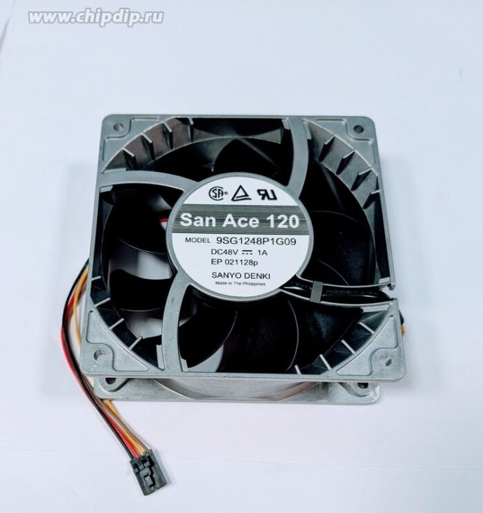 8038535117 Вентилятор Sanyo Denki 9SG1248P1G09 48v 1A 120x38 4pin 17700rpm () Hirschmann — изображение 2