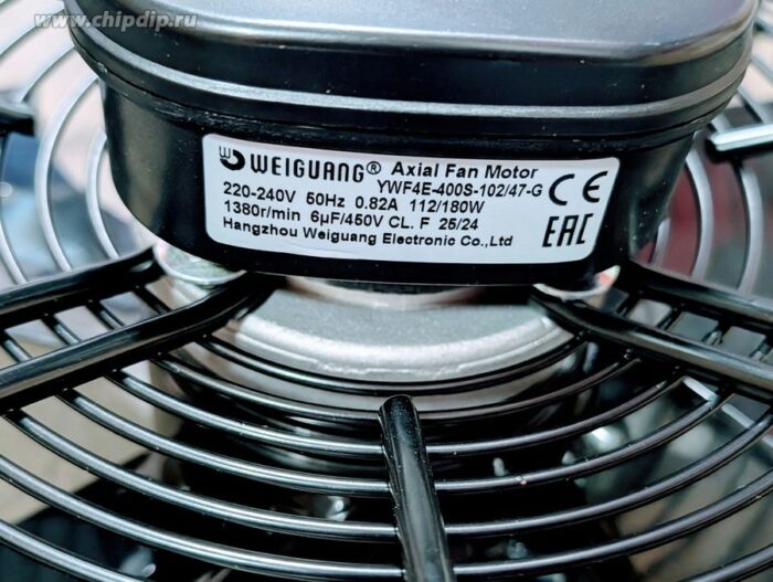 8021537726 Вентилятор Weiguang YWF-4E-400-S-102/47-G 220v () Hirschmann — изображение 2