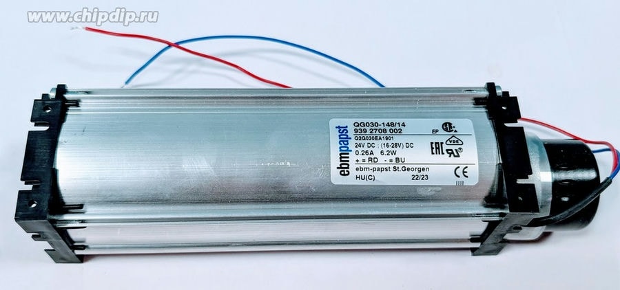 doc063979872 8027292751 Вентилятор Ebmpapst тангенциальный QG030-148/14 24V 6.2W Hirschmann — изображение 1