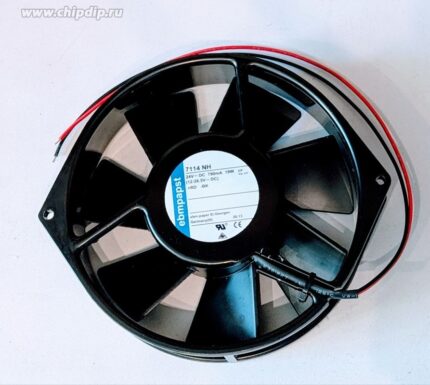 8007682025 Вентилятор Ebmpapst 7114 NH 24V DC 790mA 19W 150X38 2pin Hirschmann
