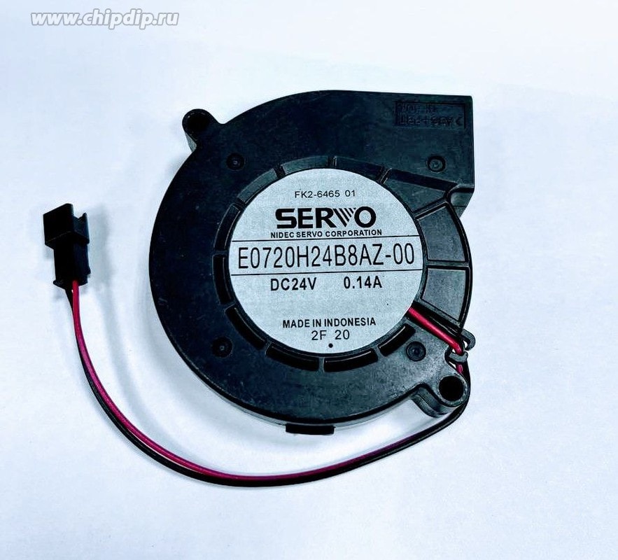 doc063993669 8048319770 Вентилятор SERVO E0720H24B8AZ-00 DC 24V 0.14A 70X20 2pin Улитка Hirschmann — изображение 1