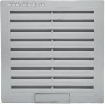 8048004960 V02 110 001, Вентиляционная решетка 110X110мм, IP54, серый цвет Hirschmann — изображение 2