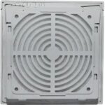 8048004960 V02 110 001, Вентиляционная решетка 110X110мм, IP54, серый цвет Hirschmann — изображение 3