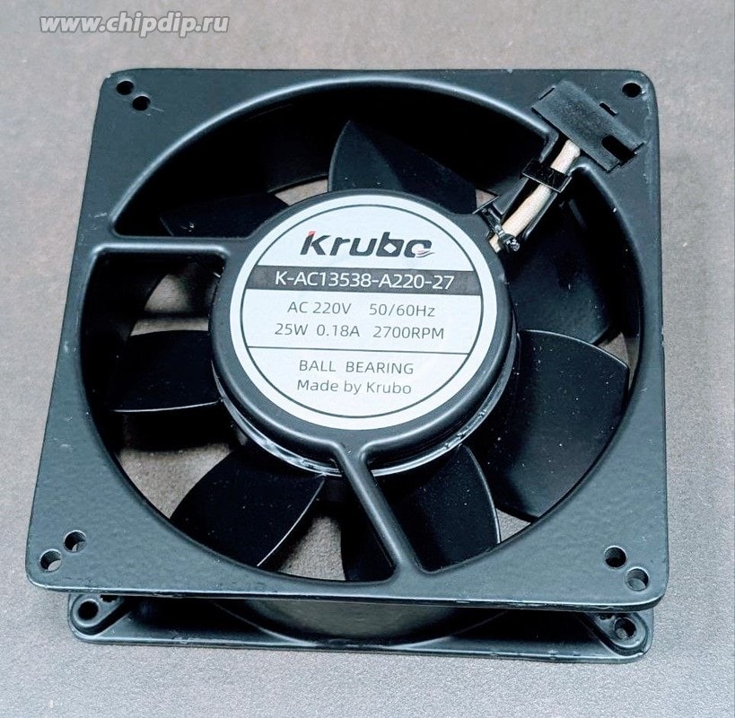 doc064048362 8035599206 Вентилятор Krubo K-AC13538-A220-27 220V 25W 0.18A 135x35 Hirschmann — изображение 1