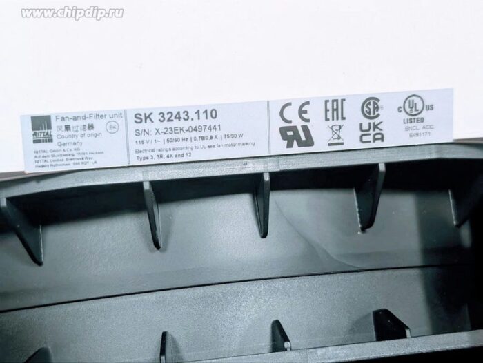 8026718529 Вентилятор Ebmpapst K2E200-AH08-15 115V 50/60Hz 0.78/0.80A 75/90W () Hirschmann — изображение 5