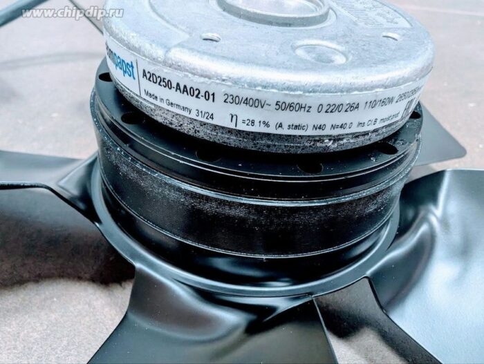 8026602790 Вентилятор Ebmpapst A2D250-AA02-01 400V 110/160W 0.22/0.26A Hirschmann — изображение 2