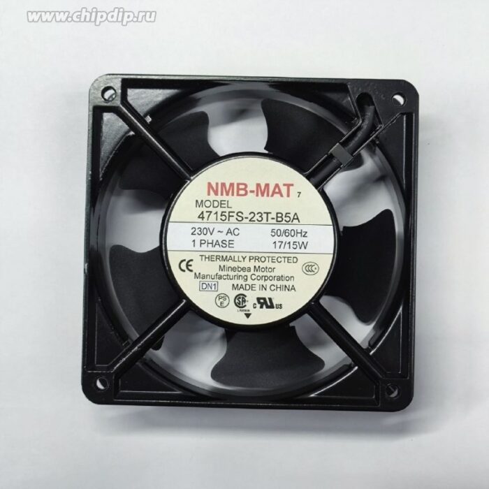 8033034695 Вентилятор NMB-MAT 4715FS-23T-B5A (11938FB-B3N-EP) 120x38мм 230V 14W 0.08A OEM () Hirschmann — изображение 2