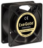 8023449820 EX289010RUS, Вентилятор 220В AC ExeGate EX09238BAT (92x92x38 мм, 2-Ball (двойной шарикоподшипник), клеммы, 2800RPM, 40dBA) Hirschmann — изображение 6