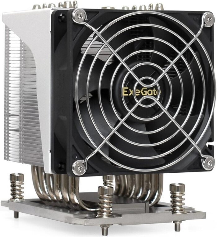 8015946671 EX293437RUS, Кулер ExeGate ESNK-P0064AP4. PWM.4U.SP3.Cu (Al+Cu, 4U, 5 тепл. трубок, LGA SP3, TDP 280W, PWM, 1900-3800RPM, 2 ball bearing, 4p Hirschmann — изображение 10