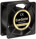 8020996854 Вентилятор для корпуса ExeGate EX09225SAT черный, 92 мм, 2450 об/мин, 31 дБ Hirschmann — изображение 2