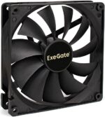8009510052 EX288929RUS, Вентилятор 12В DC ExeGate EX14025B4P-PWM (140x140x25 мм, 2-Ball (двойной шарикоподшипник), 4pin, PWM, 0-1200 RPM, 0-24dBA) Hirschmann — изображение 5