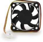 8048462161 Вентилятор Gembird D50SM-12AS, 50x50x10, подшипник скольжения, 3pin, провод 25см Hirschmann — изображение 2
