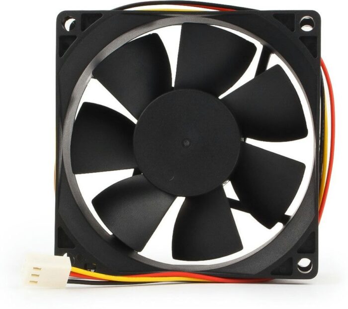 8048462166 Вентилятор Gembird FANCASE, 80x80x25, подшипник скольжения, 3pin, провод 30см Hirschmann — изображение 2