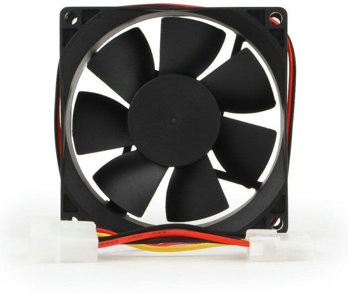 8048462184 Вентилятор Gembird FANCASE-4, 80x80x25, подшипник скольжения, Molex F+Molex M, провод 30см Hirschmann — изображение 2