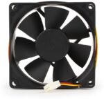 8048462185 Вентилятор Gembird FANCASE/BALL, 80x80x25, двойной шарикоподшипник, 3pin, провод 30см Hirschmann — изображение 2