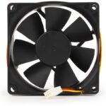8048463713 Вентилятор Gembird FANCASE/BALL-3100, 80x80x25, двойной шарикоподшипник, 3pin, провод 30см, 3100 об/мин Hirschmann