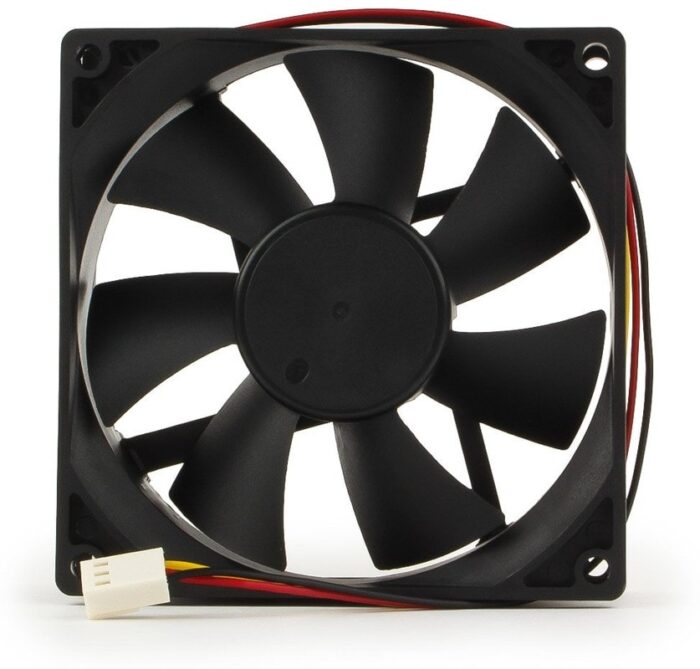 8048462213 Вентилятор Gembird FANCASE2, 92x92x25, подшипник скольжения, 3pin, провод 30см Hirschmann — изображение 2