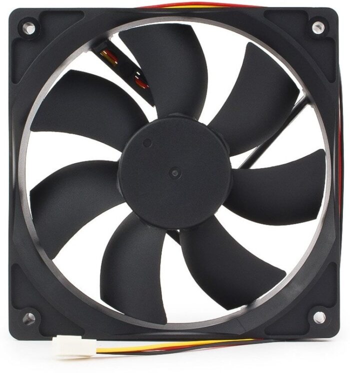 8048462215 Вентилятор Gembird FANCASE3, 120x120x25, подшипник скольжения, 3pin, провод 30см Hirschmann — изображение 2