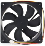 8048462216 Вентилятор Gembird FANCASE3/BALL, 120x120x25, двойной шарикоподшипник, 3pin, провод 30см Hirschmann — изображение 2