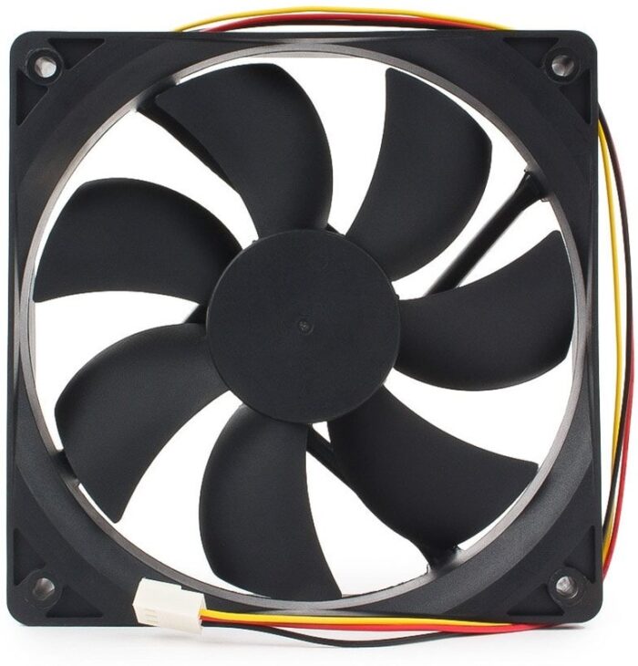 8048462216 Вентилятор Gembird FANCASE3/BALL, 120x120x25, двойной шарикоподшипник, 3pin, провод 30см Hirschmann — изображение 2