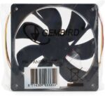 8048462216 Вентилятор Gembird FANCASE3/BALL, 120x120x25, двойной шарикоподшипник, 3pin, провод 30см Hirschmann — изображение 3