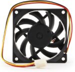 8048462386 Вентилятор Gembird D7015SM-3, 70x70x15, подшипник скольжения, 3pin, провод 25см Hirschmann — изображение 2