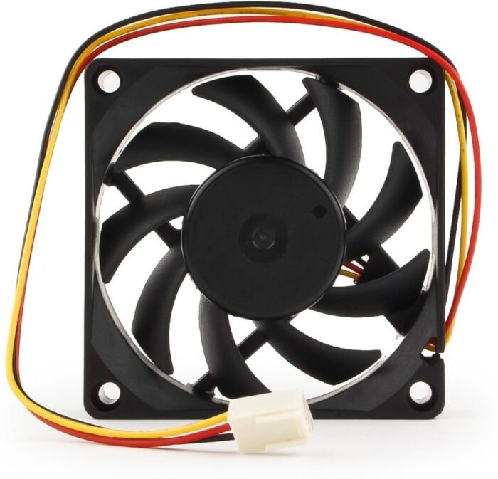 8048462386 Вентилятор Gembird D7015SM-3, 70x70x15, подшипник скольжения, 3pin, провод 25см Hirschmann — изображение 2