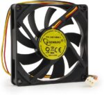 8048462616 D8015BM-3, Вентилятор Gembird D8015ВM-3, 80x80x15, двойной шарикоподшипник, 3pin, провод 30см Hirschmann