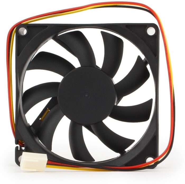 8048462616 D8015BM-3, Вентилятор Gembird D8015ВM-3, 80x80x15, двойной шарикоподшипник, 3pin, провод 30см Hirschmann — изображение 2